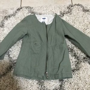 Lightweight olive colored jacket